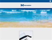 Tablet Screenshot of marceplast.com